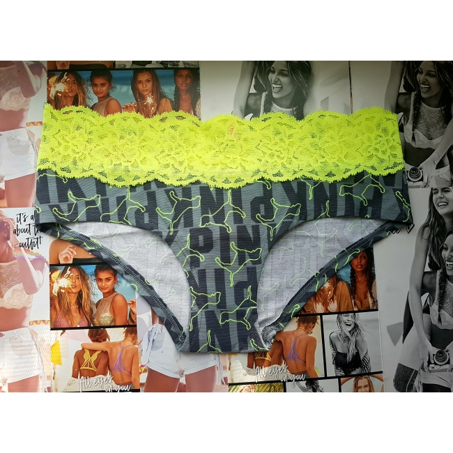 ТРУСИКИ ХІПСТЕРИ від VICTORIA'S SECRET Cotton Lace-waist Cheeky