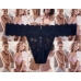 АЖУРНІ ТРУСИКИ Floral Lace Thong Panty