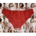 Трусики Бікіні Victoria's Secret Floral Lace Cheekini Panty, Червоні