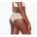 Мереживні Трусики Чіка Victoria's Secret Floral Lace Cheeky Panty, White