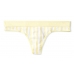 Трусики Стринги Victoria's Secret Logo Thong Panty, Білі в смужку