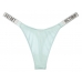 Трусики зі Стразами Victoria's Secret Very Sexy Shine Strap Thong Panty, Light Blue