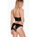 Мереживні трусики Victoria's Secret Very Sexy Lace & Velvet Bow Panty, Black