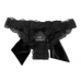 Мереживні трусики Victoria's Secret Very Sexy Lace & Velvet Bow Panty, Black