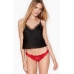 Мереживні трусики Victoria's Secret Very Sexy Lace & Velvet Bow Panty, Red