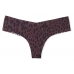 Трусики безшовні трусики Victoria's Secret No Show Tong Panty, dark leopard