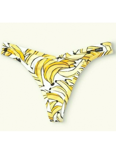 Трусики Стрінги Victoria's Secret PINK Yellow Banana Cotton Thong Panty