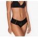 Мереживні Трусики Чіка Victoria's Secret Floral Lace Cheeky Panty, Black