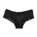Мереживні Трусики Чіка Victoria's Secret Floral Lace Cheeky Panty, Black