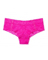 Мереживні Трусики Чіка Victoria's Secret Floral Lace Cheeky Panty, Bali Orchid