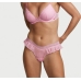 Мереживні Трусики Victoria's Secret Lace Flutter Thong Panty, Pink Flora
