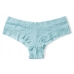Трусики чики Victoria's Secret Stretch Cotton Cheeky Panty, Arctic Blue