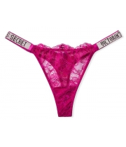 Трусики Зі Стразами Victoria's Secret Very Sexy Shine Strap Thong Panty, Pretty Plum