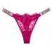Трусики Зі Стразами Victoria's Secret Very Sexy Shine Strap Thong Panty, Pretty Plum
