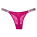 Трусики Зі Стразами Victoria's Secret Very Sexy Shine Strap Thong Panty, Beryy Logo