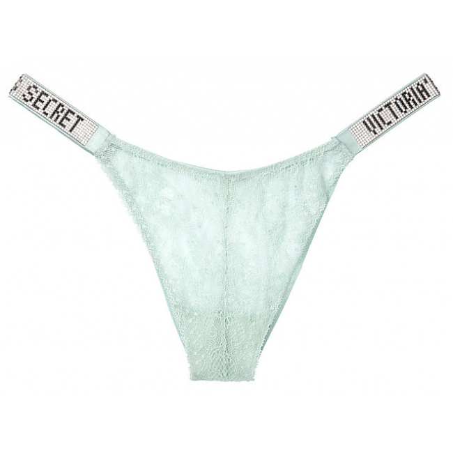 Трусики Зі Стразами Viсtoria's Sесrеt Rhinestone Shine Strap Brazilian Panty, Blue