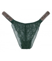 Трусики Зі Стразами Viсtoria's Sесrеt Rhinestone Shine Strap Brazilian Panty, Green