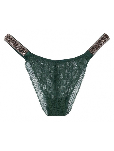 Трусики Зі Стразами Viсtoria's Sесrеt Rhinestone Shine Strap Brazilian Panty, Green