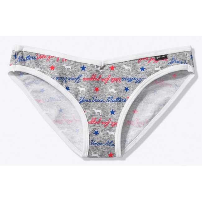 ТРУСИКИ БІКІНІ ВІД ВІКТОРІЯ СИКРЕТ PINK Cotton Bikini Panty
