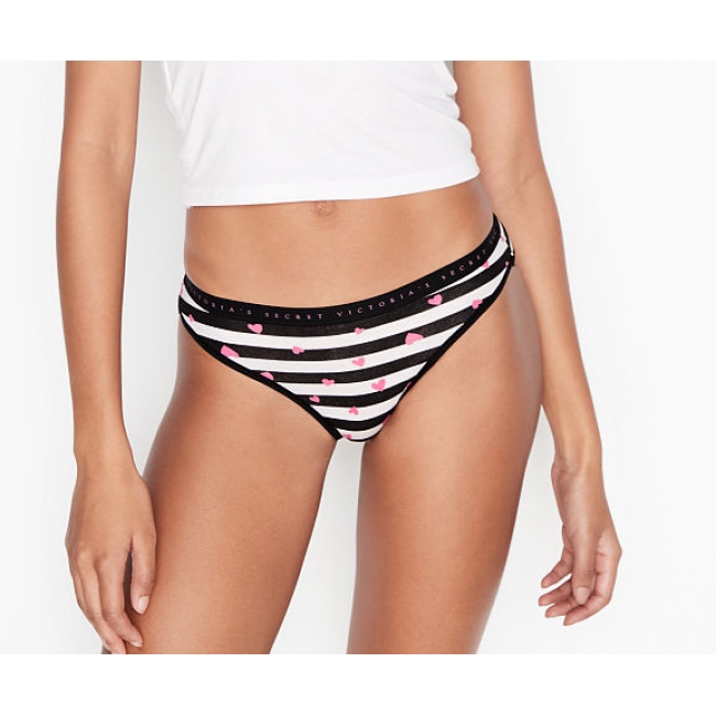Трусики бікіні Vistoria's Sесrеt Cotton & Lace Waist Bikini Panty