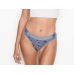 Трусики Стрінги Victoria's Secret Logo Thong Panty, Бежеві