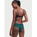 Мереживні Трусики Чіка Victoria's Secret Floral Lace Cheeky Panty, Deepest Green