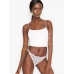 Трусики Зі Стразами Victoria's Secret Very Sexy Shine Strap Thong Panty, Coconut White