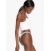 Трусики Зі Стразами Victoria's Secret Very Sexy Shine Strap Thong Panty, Coconut White