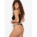 Трусики Зі Стразами Victoria's Secret Very Sexy Shine Strap Thong Panty, Black