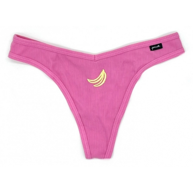Трусики Стрінги Victoria's Secret PINK Banana Cotton Thong Panty