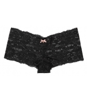 Мереживні Трусики Victoria's Secret Lace Cheeky Panty, Чорні
