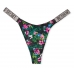Трусики Зі Стразами Victoria's Secret Very Sexy Shine Strap Thong Panty, Floral