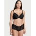 Мереживні Трусики Victoria's Secret Lace Cheeky Panty, Чорні