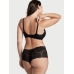Мереживні Трусики Victoria's Secret Lace Cheeky Panty, Чорні