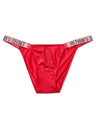 Трусики бікіні Victoria's Secret Very Sexy Shine Strap Bikini Panty, Red