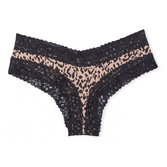 Трусики Victoria's Secret Stretch Cotton Cheeky Panty, Classic Leopard