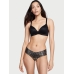 Трусики Безшовні Victoria's Secret Sexy Illusions No-Show Cheeky Panty, Black VS Logo