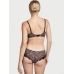 Трусики Victoria's Secret Very Sexy Micro Lace Inset Cheeky Panty, Леопард