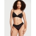 Безшовні трусики Victoria's Secret Seamless Bikini Panty, Black Snowflakes