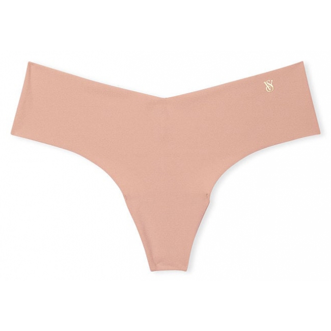 Безшовні трусики Victoria Secret No Show Tong Panty, Бежеві