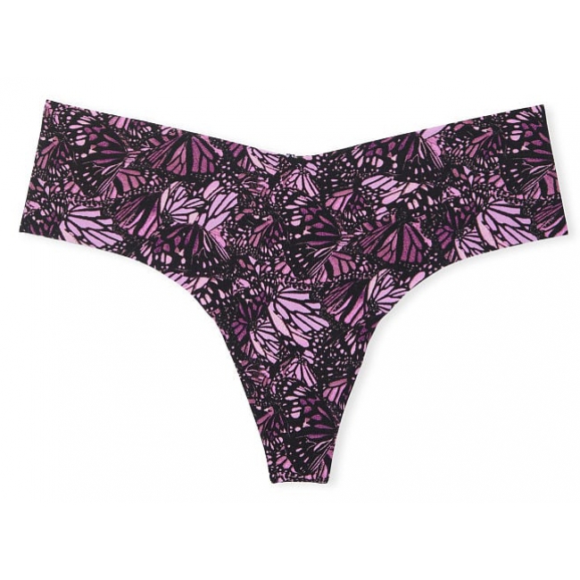 Безшовні трусики Victoria Secret No Show Tong Panty, Pink Wings