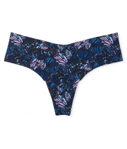 Безшовні трусики Victoria Secret No Show Tong Panty, Blue Wings