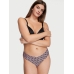 Безшовні трусики Victoria Secret No Show Tong Panty, Black Geo Logo
