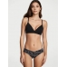 Безшовні трусики Victoria Secret No Show Tong Panty, Black Logo