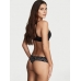 Безшовні трусики Victoria Secret No Show Tong Panty, Black Logo