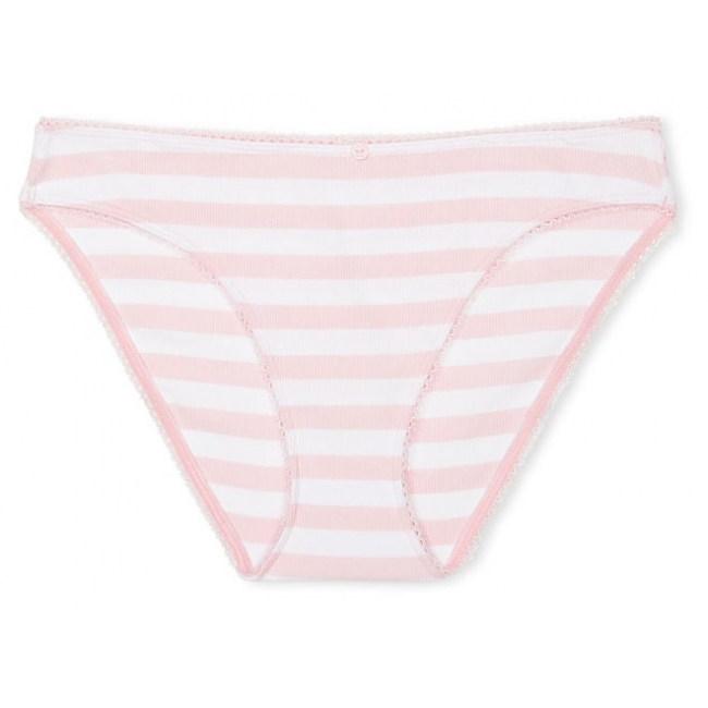 Трусики Бікіні Vistоriа's Sесrеt Stretch Cotton Bikini Panty, Pink Stripes