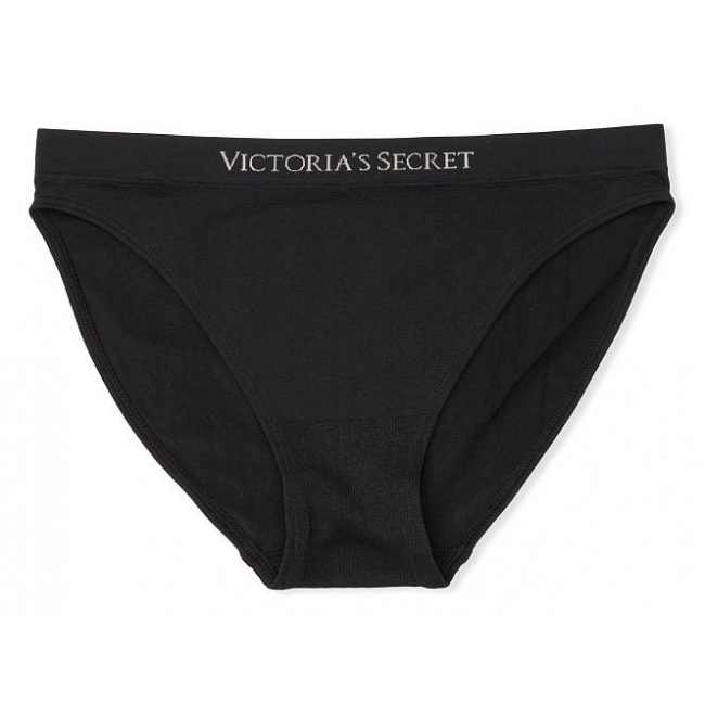 Безшовні трусики Victoria's Secret Seamless Bikini Panty, Black
