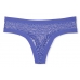 Мереживні трусики Victoria's Secret Stretch No-Show Thong Panty, Blue