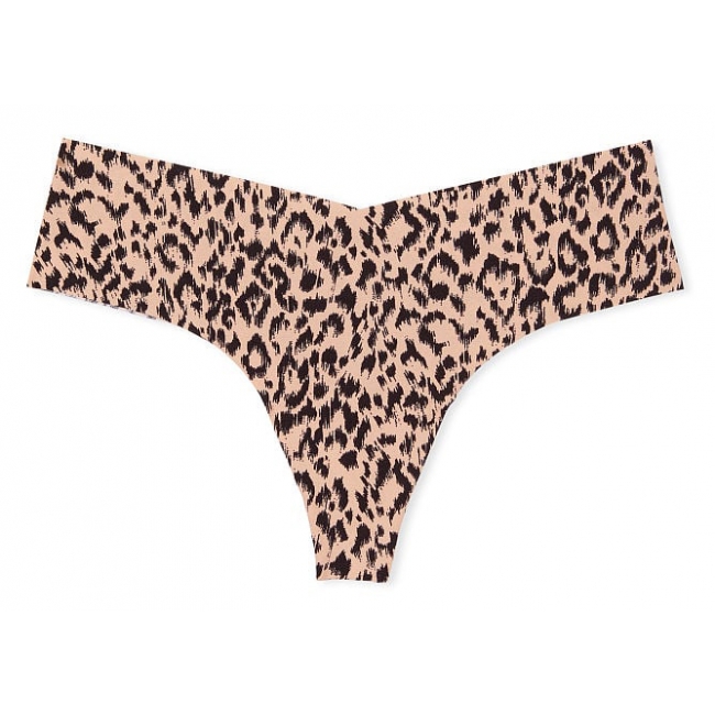 Безшовні трусики Victoria Secret No Show Tong Panty, Леопардові