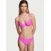 Безшовні трусики Victoria's Secret No Show Lace Tong Panty, Pink Berry